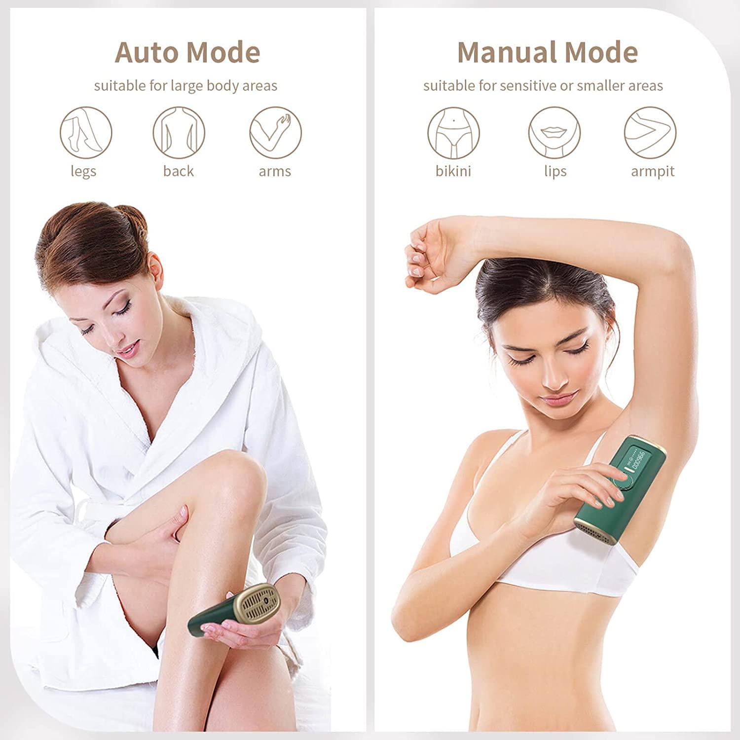 Laser Hair Removal for Women and Men, Update Permanent Laser Epilator with  Red-light Wave Technology, Painless Hair Removal Machine for Whole Body Use  : : Beauty & Personal Care