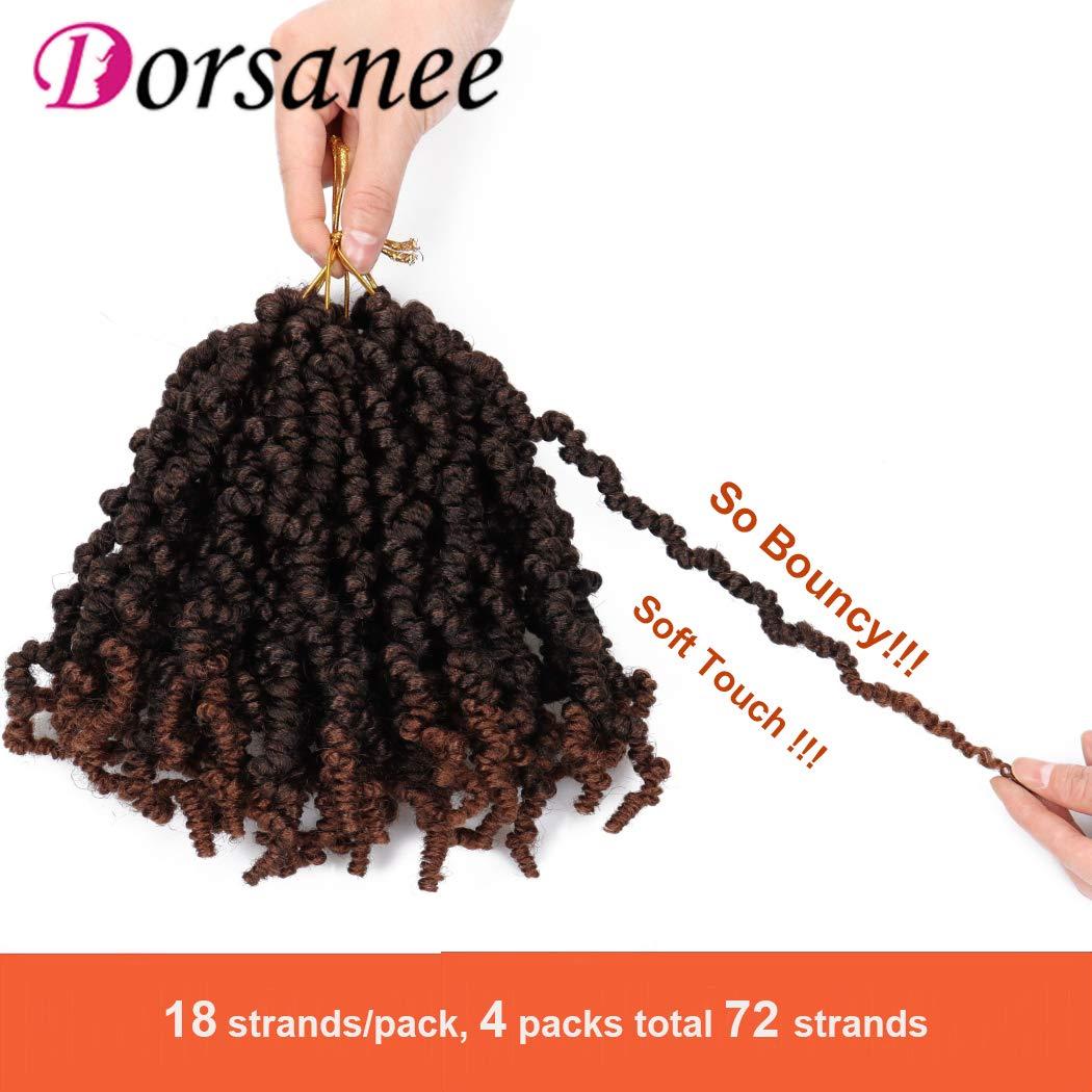 Pre-twisted Spring Twist Crochet Braids Curly Passion Synthetic
