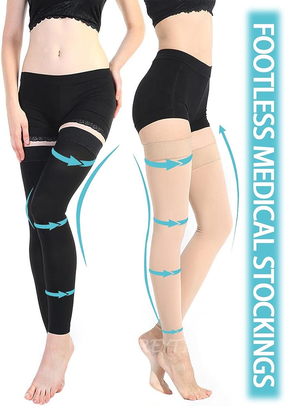 Women Men Medical Compression Stockings Thigh High Varicose Veins Travel  Socks