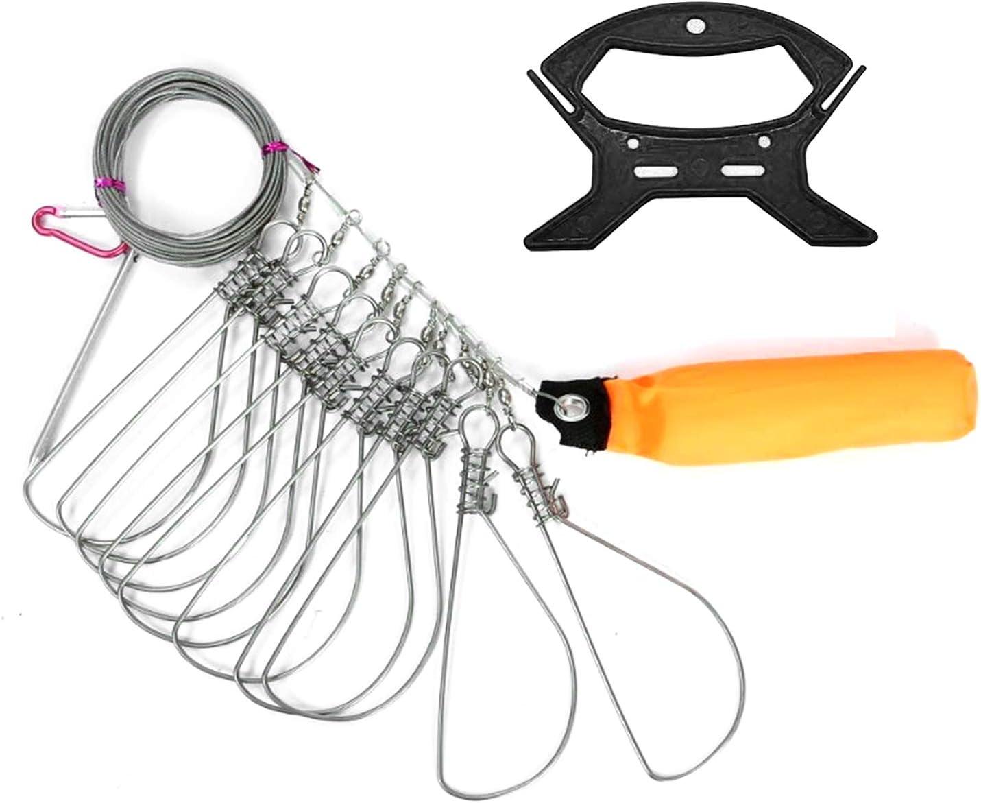 Heavy Duty Stainless Steel Fishing Stringer Lock | Anti-Tangle | Durable |  Corrosion Resistant