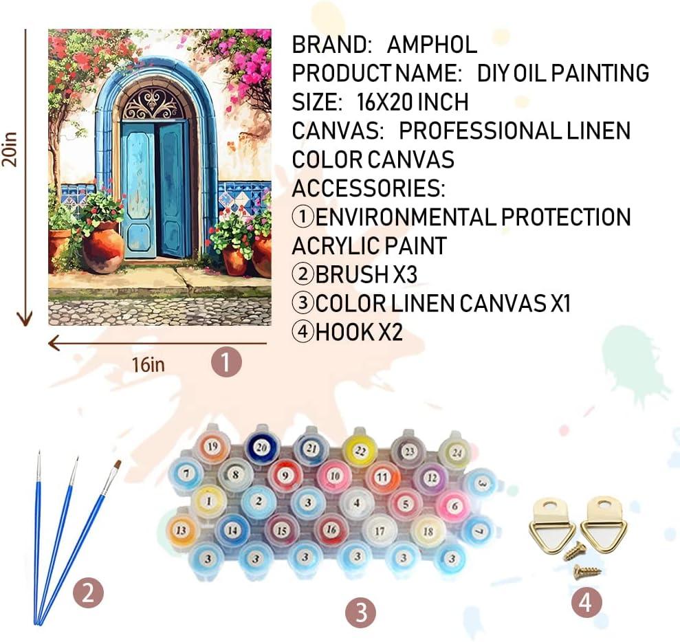 DIY  Paint by Numbers for adults 