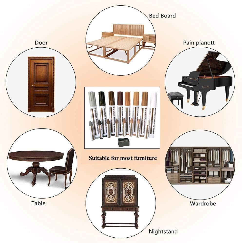 Rejuvenate Wood Furniture Repair Kit Wood Marker Set and Wax Sticks (Set of  12)