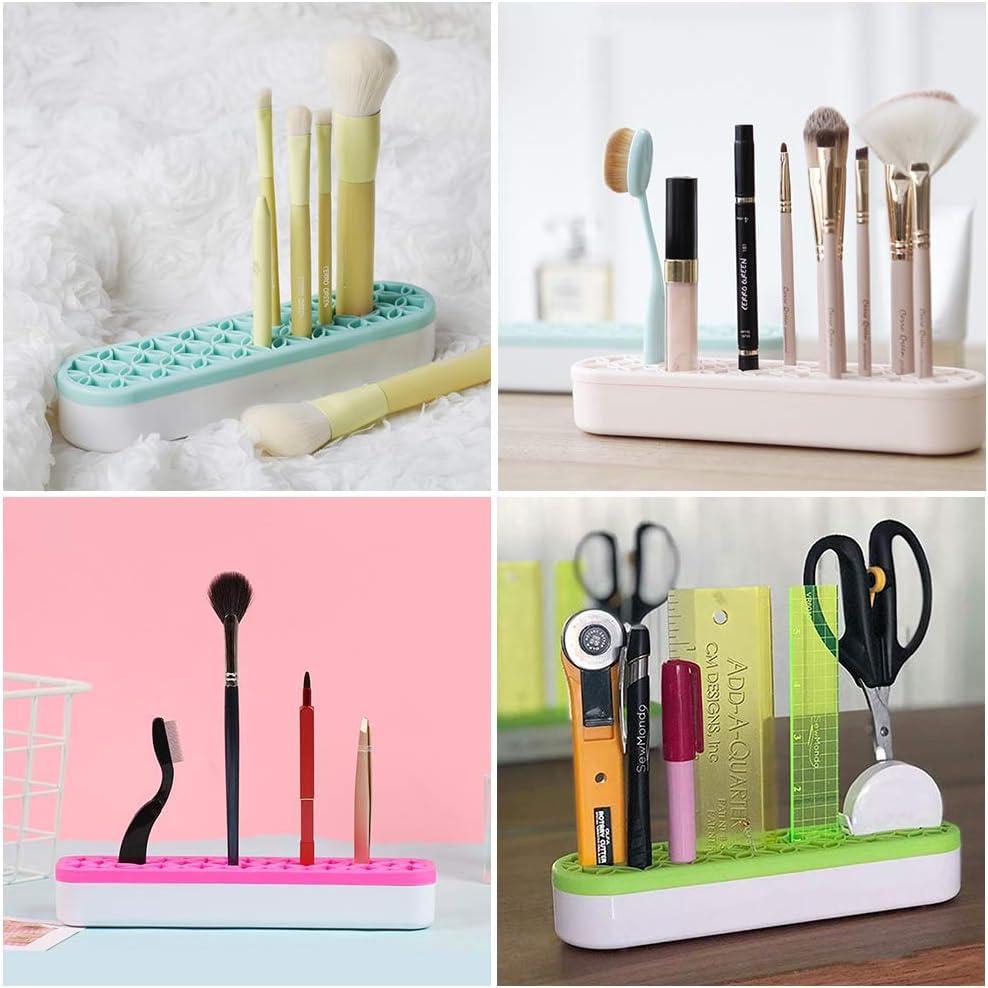Multifunction Makeup Brushes Storage Cosmetic Brush Holder Air-Dry StaS*