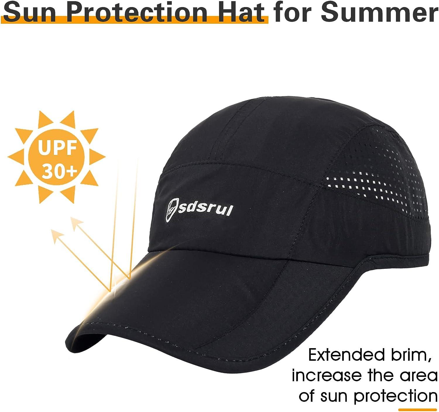 Plus Size Quick-dry Men's Hat Sports Baseball Cap Outdoor Sunproof Hat  Visor Cap 