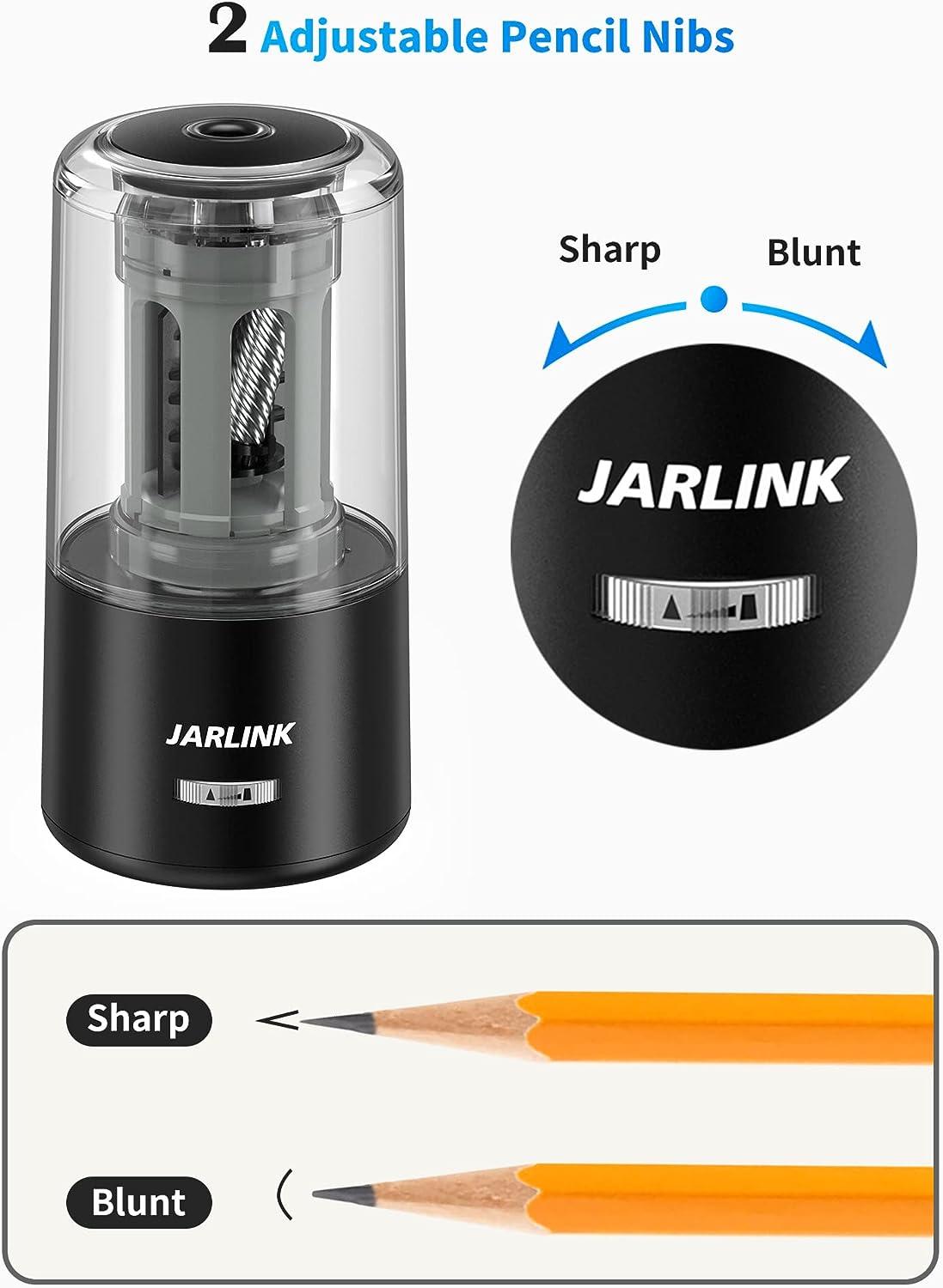 JARLINK Electric Pencil Sharpener Heavy Duty Pencil Sharpener for