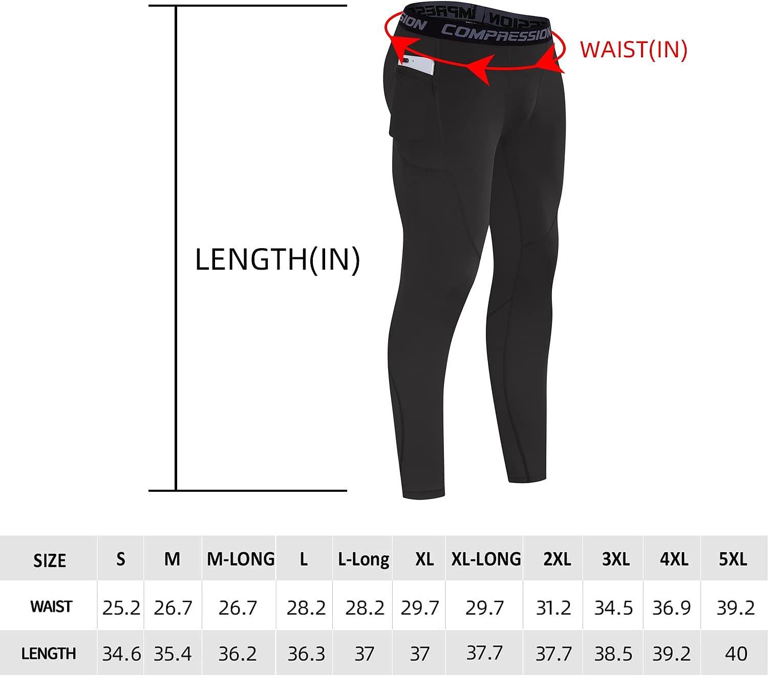 Milin Naco Men's Compression Pants Compression Leggings Sports