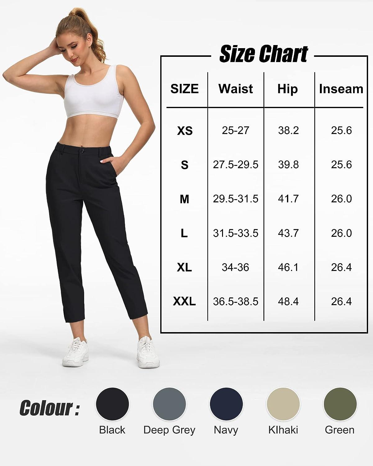 Black High Waist Trousers for Women, Business Casual Trousers for