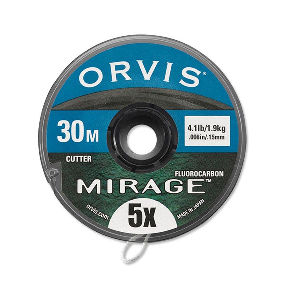 Orvis Mirage Tippet Material - Pure Fluorocarbon Fly Fishing Tippet with  Patented Extrusion Taper Technology, Size 0X-7X Trout 5X