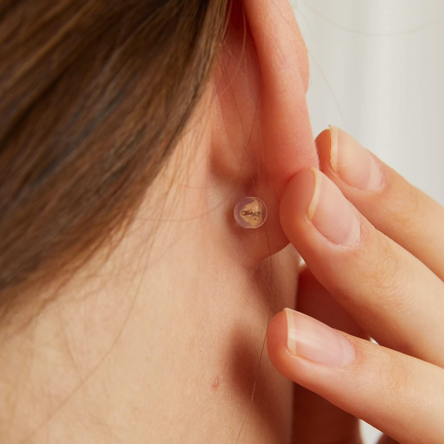 Silicone Comfort Backs for Post Earrings Sleep in Earrings