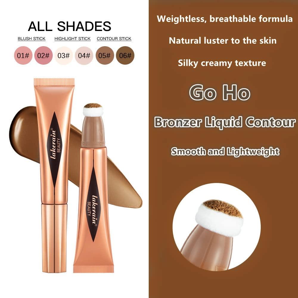 Go Ho Contour Stick Shading Face Contour Makeup Cream Long-Wearing