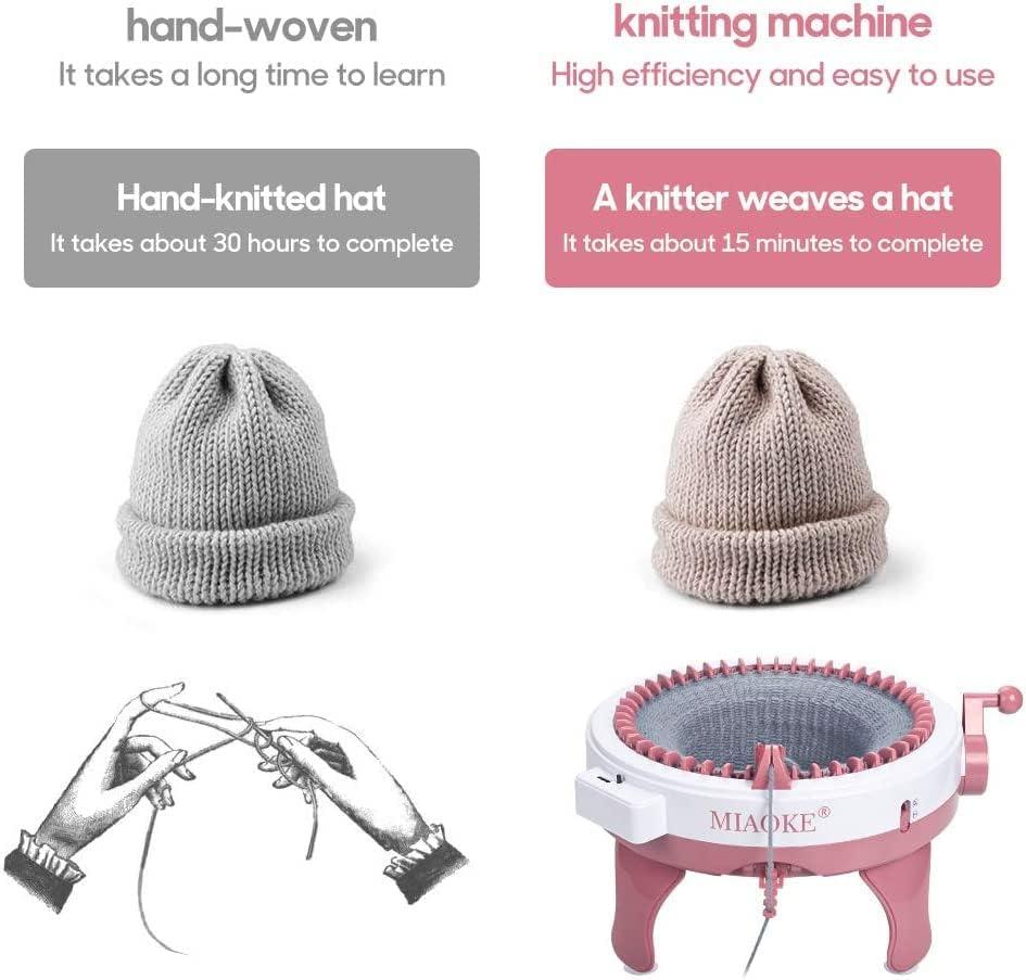 48 Needles Round Loom Weaving Machine Sweater/Hat/Scarf /Gloves/Socks Knitting  Machine Loom Kit for Adults Kids Christmas Gift - AliExpress