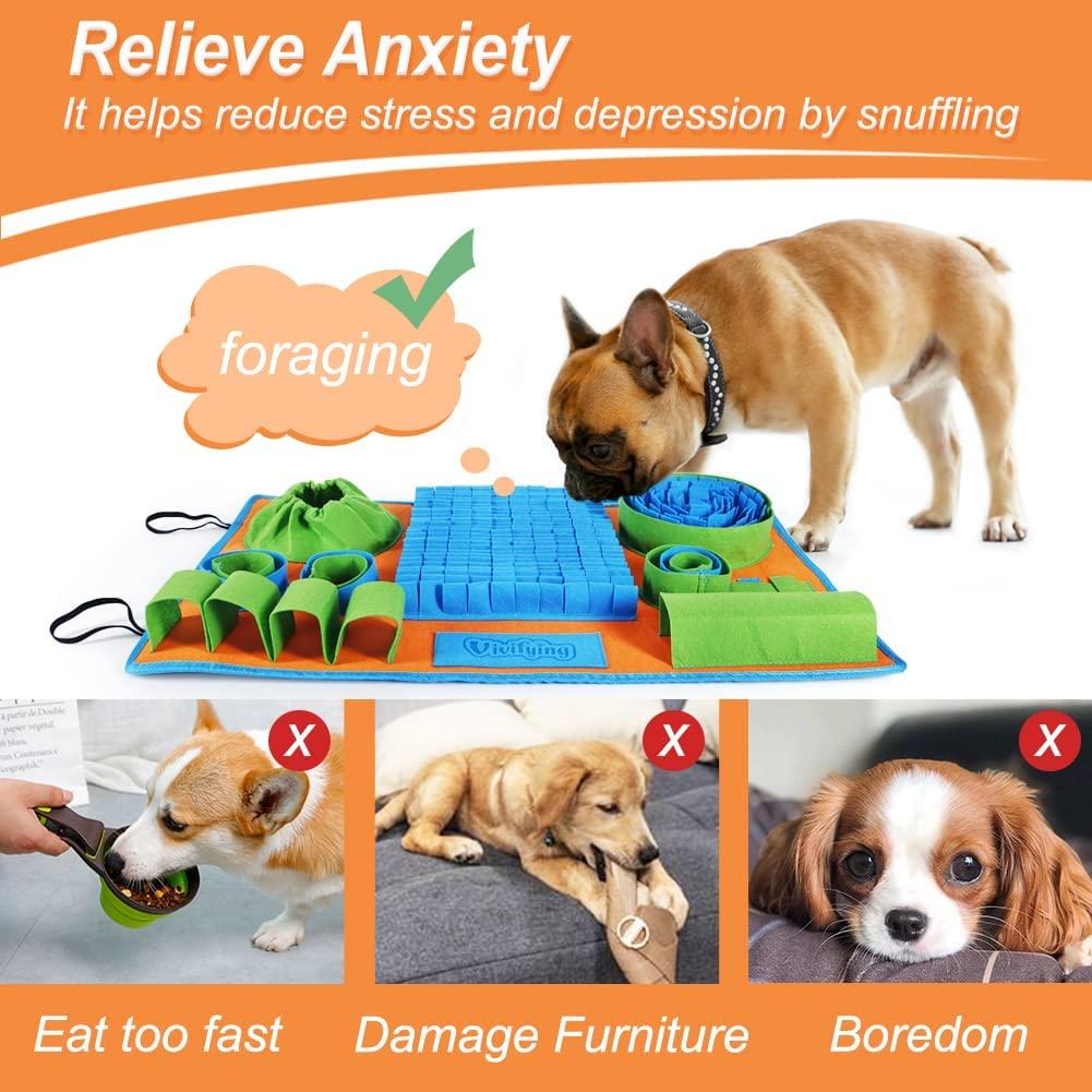 Dog Snuffle Mat Interactive Toy Pet Sniffing Feeding Smell