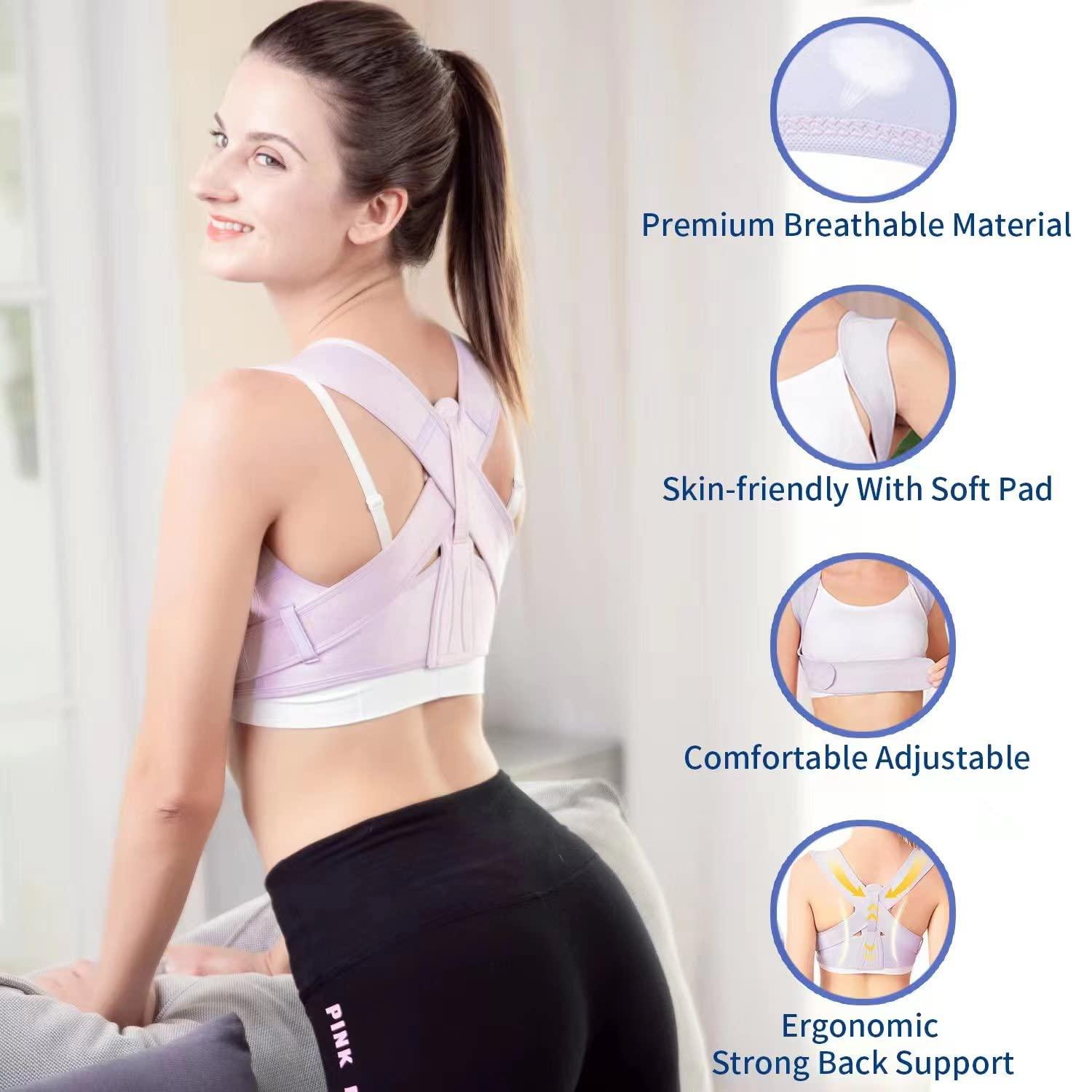  NLNYCT Posture Corrector For Women, Adjustable Back Brace For  Posture, Back Posture Corrector Providing Pain Relief From Lumbar, Neck,  Shoulder, And Clavicle, Back (L/XL Upper Waist 35-45 Inch) : Health 