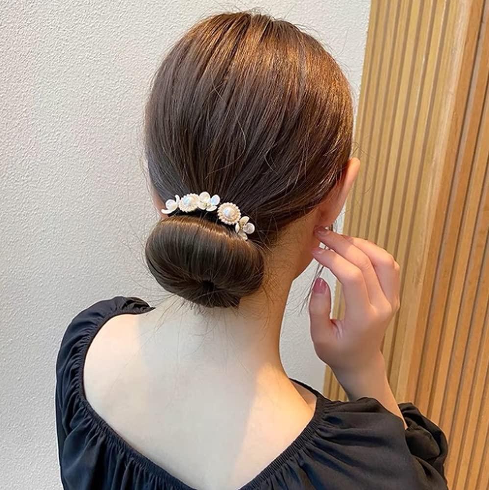 4PCS Bun for Hair Magic Hair Bun Maker for Girl Women Fashion