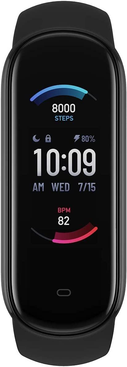 Amazfit Band 5 Activity Fitness Tracker - Black; Alexa Built-In; Blood  Oxygen, Heart Rate, Sleep & Stress Monitoring - Micro Center