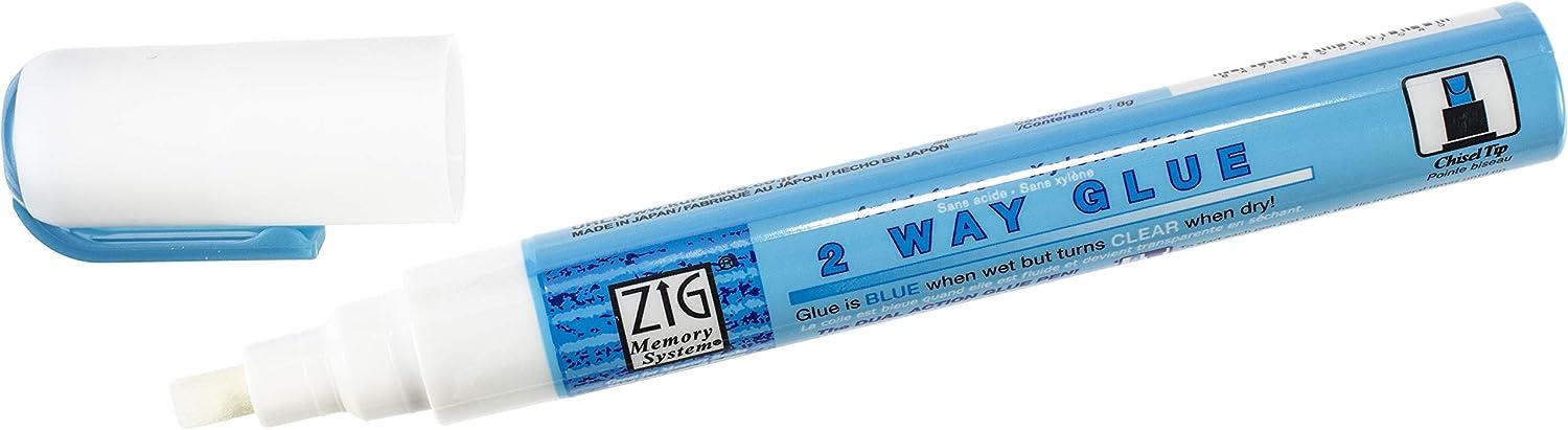 Kuretake Zig 2 Way Glue Pen 4mm Chisel Tip
