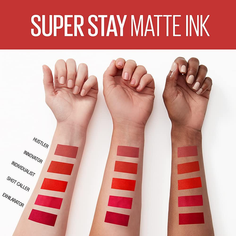 Maybelline New York SuperStay INDIVIDUALIST Ounce Matte 1) Liquid 320 Ink Edition (Pack Spiced 0.17 0.17 of Fl Oz Individualist Lipstick