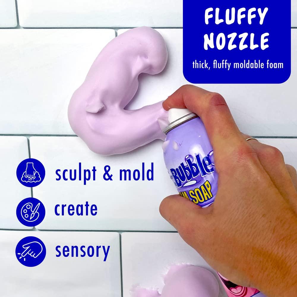 Mr. Bubble Twin Pack Foam Soap - Sculpt and Draw in the Tub; Soft,  Moldable, Gentle, Scented Foam (Pack of 2, 8 fl oz Each)
