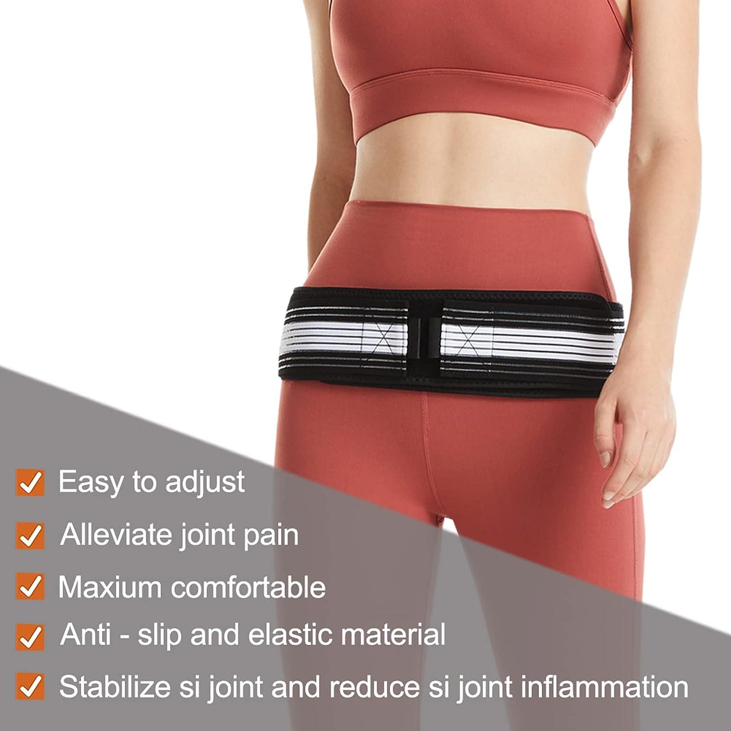 Paskyee Si Joint Belt for Women and Men That Alleviate Sciatic Pelvic Lower  Back Pain Anti-Slip Sacroiliac Belt Pilling-Resistant Pelvic Belt