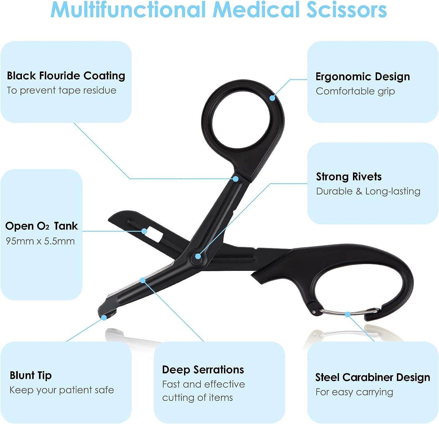 Buy Trauma Shears Medical Scissors with Carabiner, 7.5 Bandage