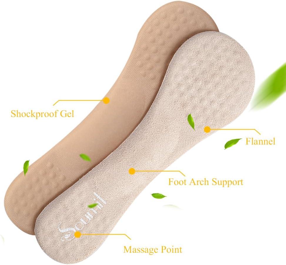 Amazon.com: ViveSole Arch Support Pads (12 Pack) Adhesive Felt Foot Insert  - Men Women - for Shoes, Sandals, Flip Flops, Boots, High Heels, Flat Feet, High  Arches, Plantar Fasciitis : Health & Household