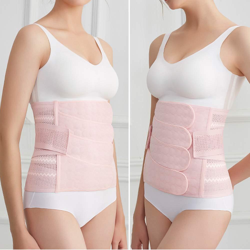 WANYI 4-patch Postpartum Belly Wrap with Pelvis Belt 2 in 1 C-Section  Recovery Belt