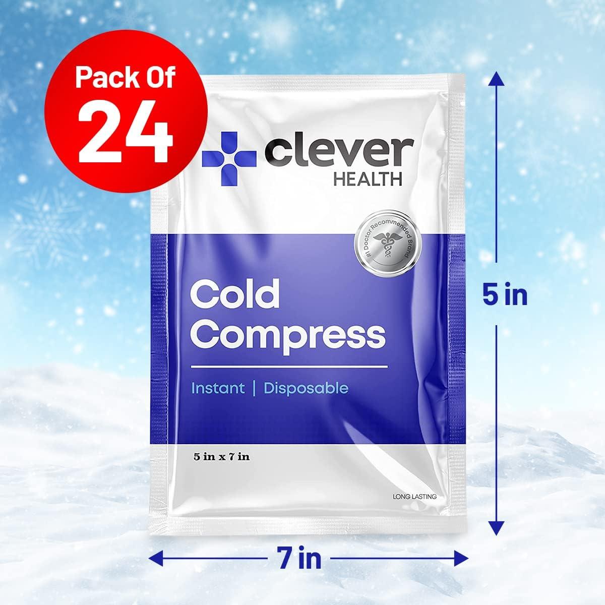  Instant Cold Pack  Disposable Ice Packs - Cold Therapy - for  Injuries, Swelling, Inflammation, Muscle Strains, Sprains, Perfect for  First aid Kit, outdoor activities, Athletes. 5x7 Inches, 6 Pack. : Health &  Household