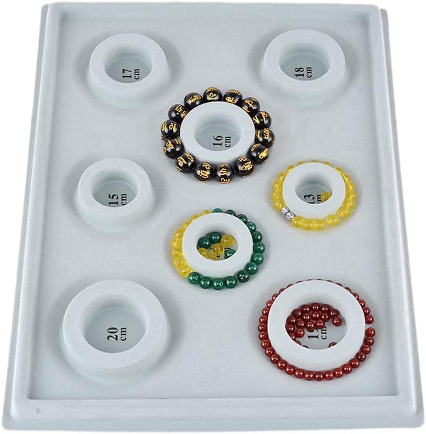 1pc Flocked Bead Board Trays Beading Measuring Boards Tray Jewelry Making  Tools