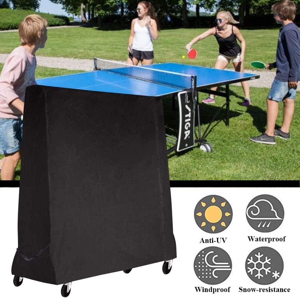Heavy Duty Waterproof Ping Pong Table Cover Indoor/outdoor 210D Oxford  Cloth Foldable Ping Pong Table Dust Cover - AliExpress