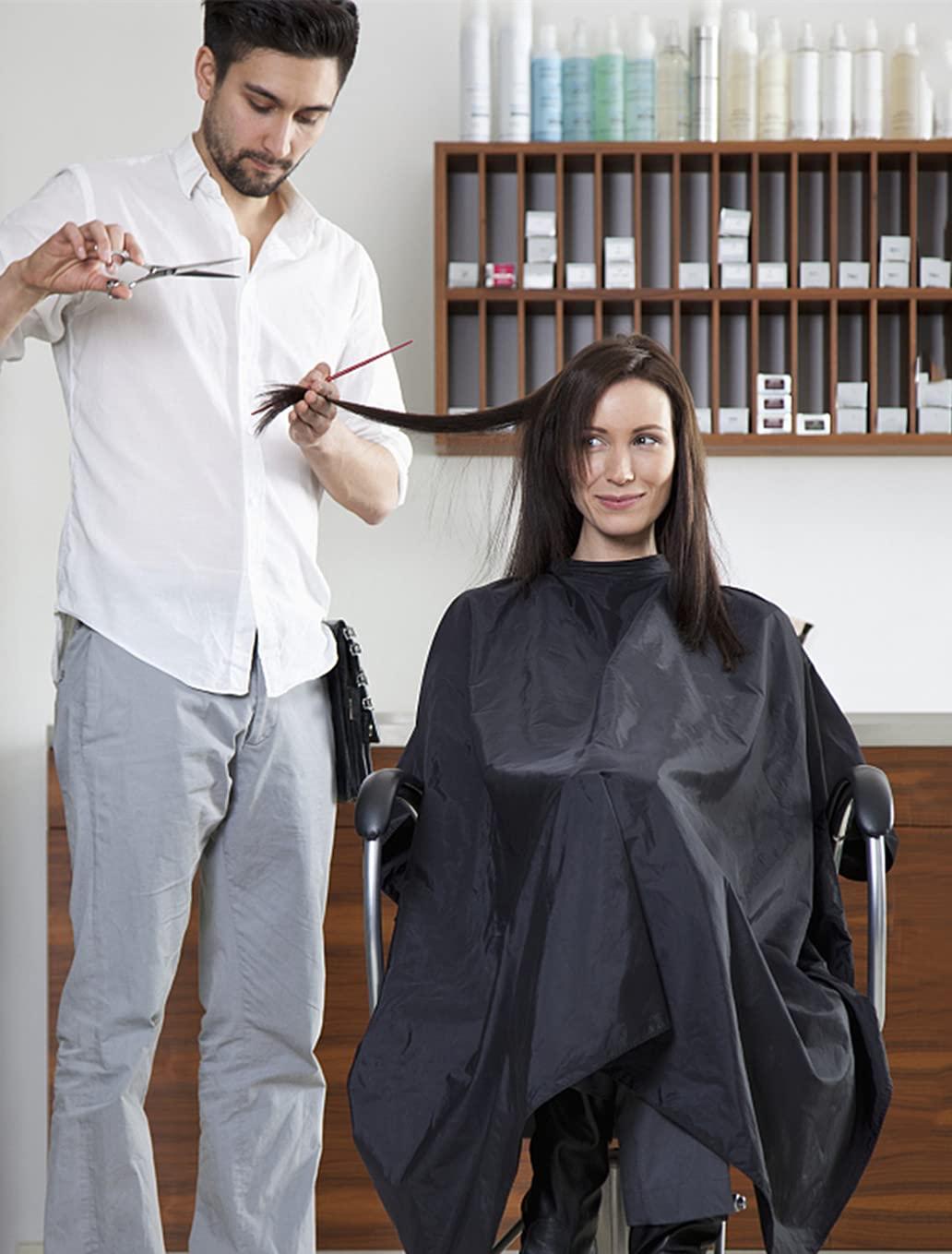 Professional Hair Salon Cape Adjustable Waterproof Barber Cape For Haircut  Cloth Hair Salon Accessories