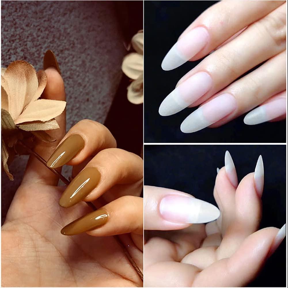 The Gel Nail Extension System That Made Me Swear Off Acrylics Forever |  Bling acrylic nails, Pretty nails, Long square acrylic nails