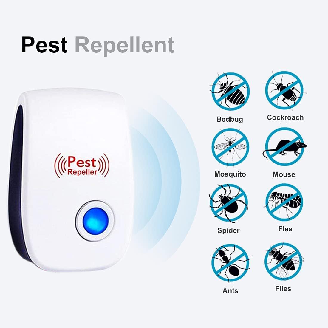 6 Pieces Of Ultrasonic Insect Repellent Insect Repellent, Mosquito, Mouse,  Spider, Ant, Rat, Cockroach, Insect Repellent