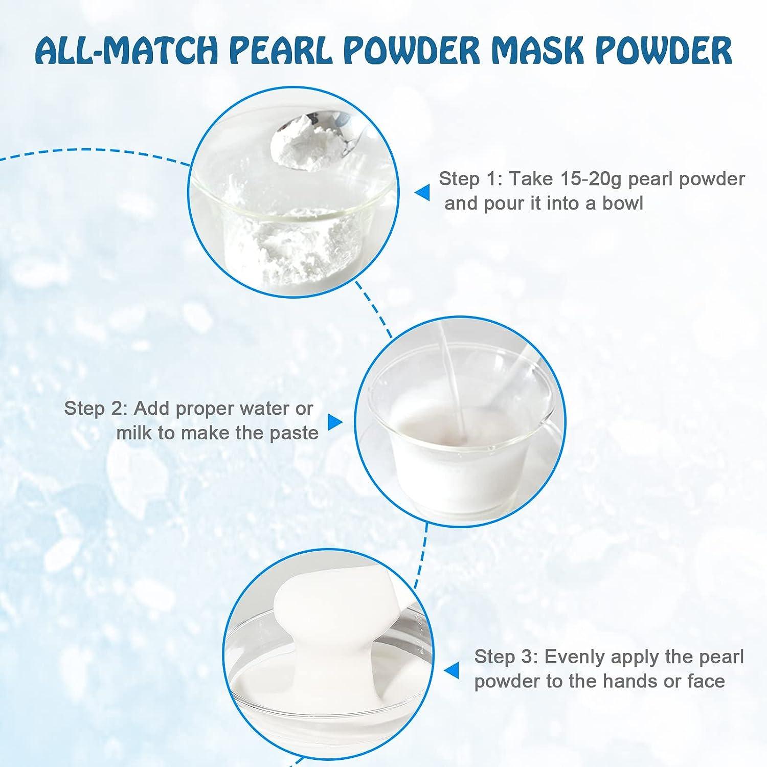 Pearl Powder Remove Spots and Acnes Whitening and Detoxifying 200g