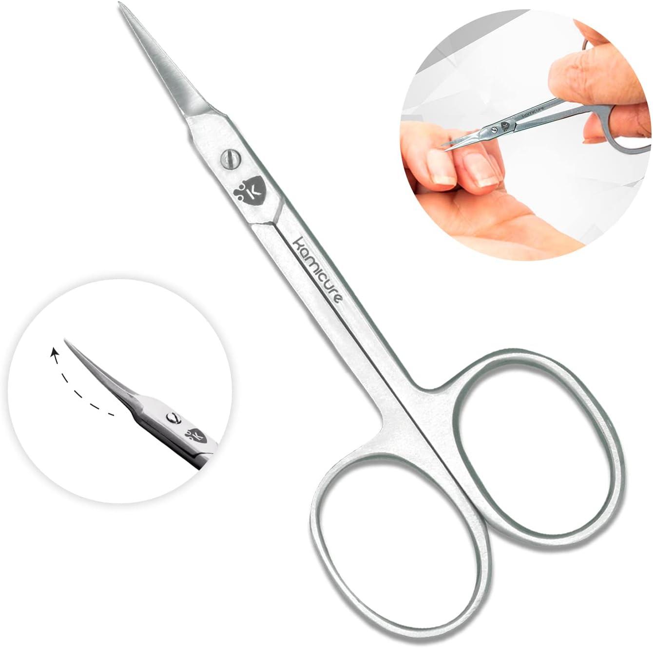 Curved Cuticle Scissors for Men Women Multi Purpose Small Manicure