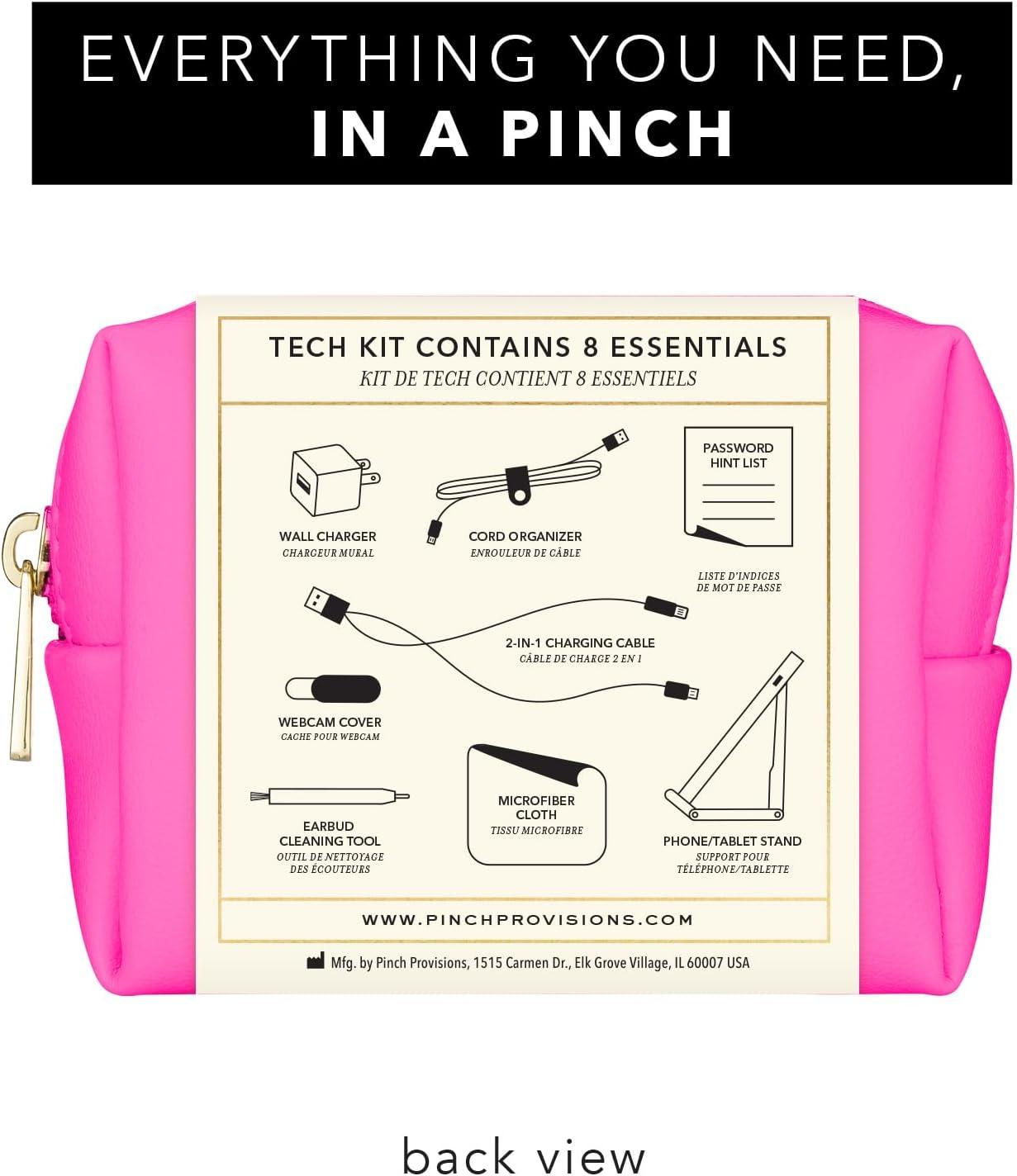 Pinch Provisions Mid-Size Tech Kit Includes 8 Professional Technology  Essentials Perfect for Remote Work Personal Office Accessories & Gifting At  Work Pink