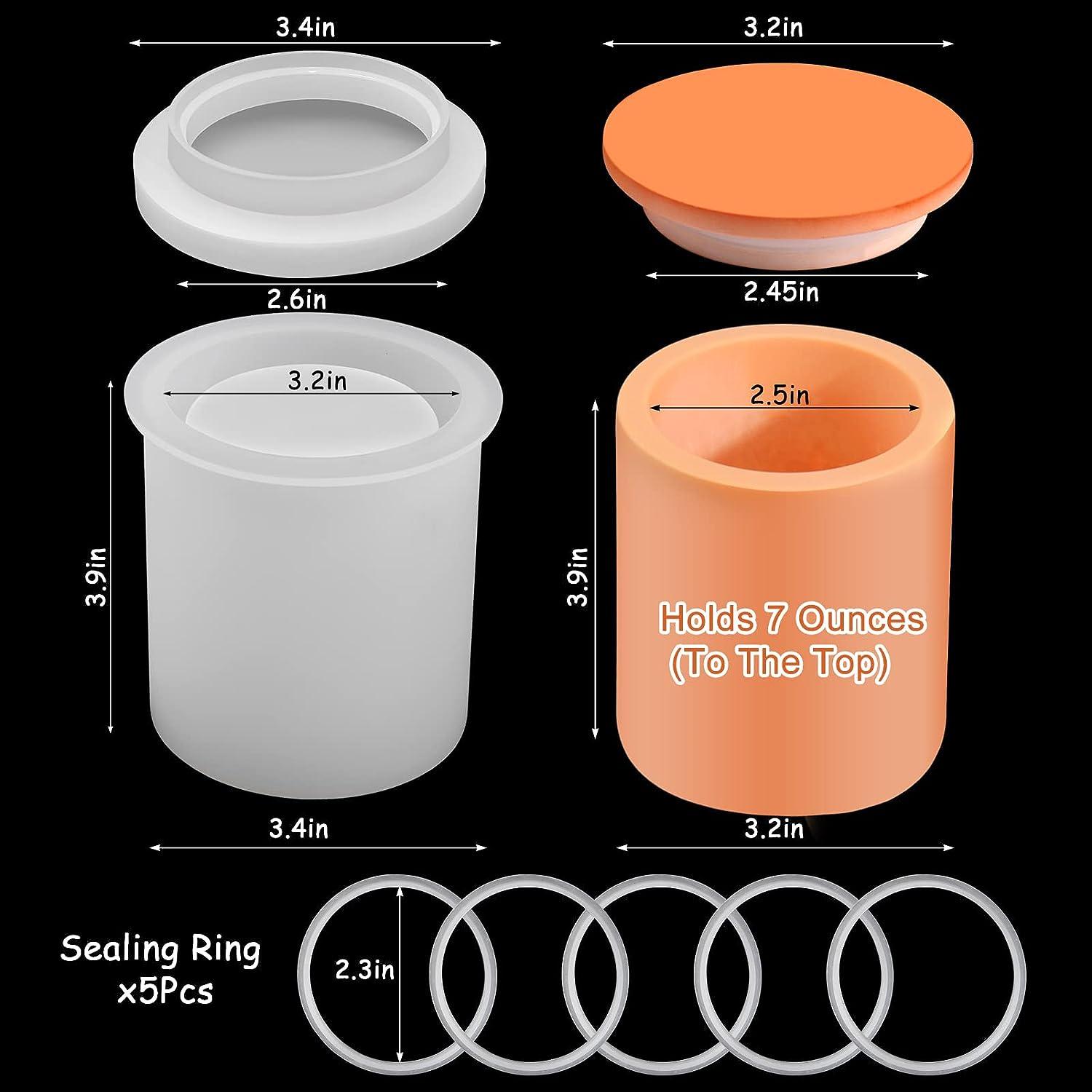 Candle Making Supplies Candle Jar Molds Silicone Concrete - Temu