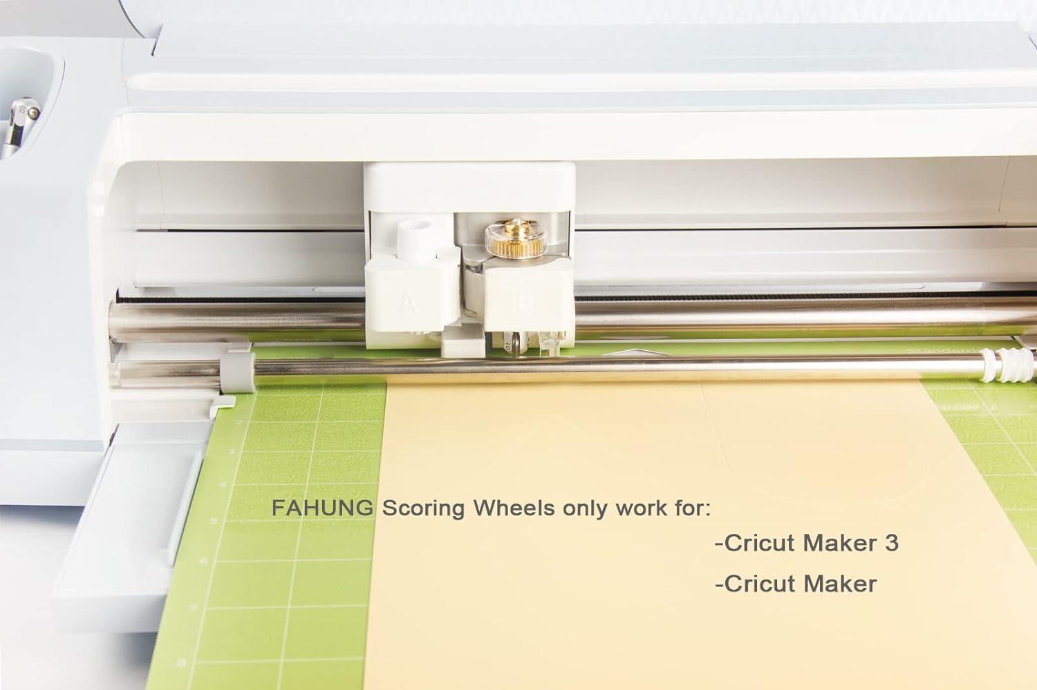 Scroing Wheel Combo Pack Maker Tool for Cricut Single & Double Scoring Wheel  Compatible with Cricut Maker 3/Cricut Maker Scoring Wheel Scoring Tool for  Cricut Folds Cards/Envelopes/Boxes/3D Creations 01 Tip & 02