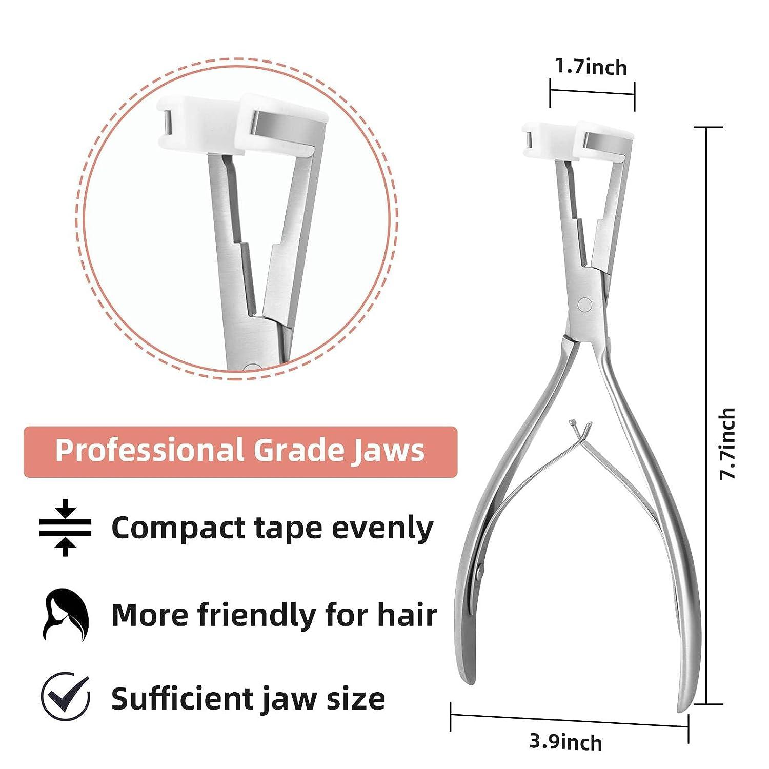 Hair Extension Pliers for Fastening Tape in Hair Extensions Human