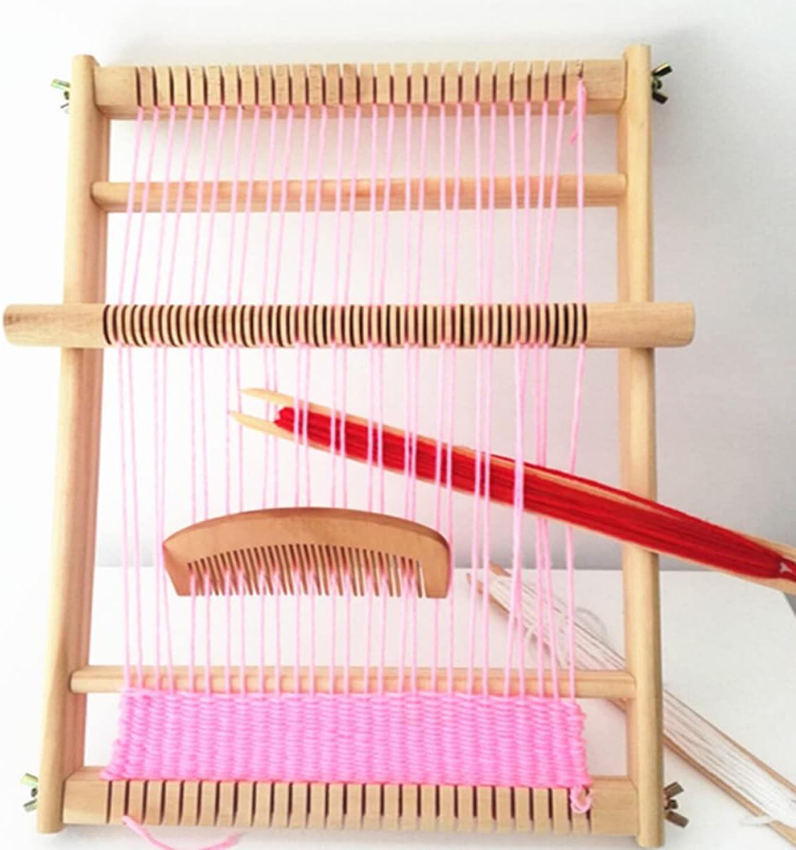 Tapestry Weaving Loom Kit Wooden Multi-craft Weaving Loom Large Frame  Tapestry Weaving Machine With Crochet And Braiding Comb - AliExpress