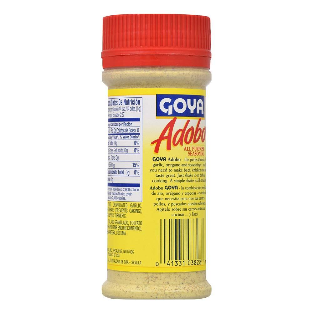 Goya Adobo Seasoning With Pepper 8oz Authentic Blend For Bold Flavors