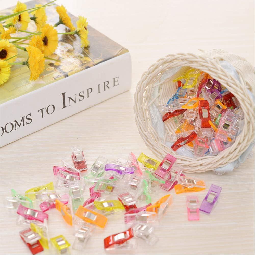 Pack of 180 Multicolor Plastic Clips Multipurpose Sewing Clips All