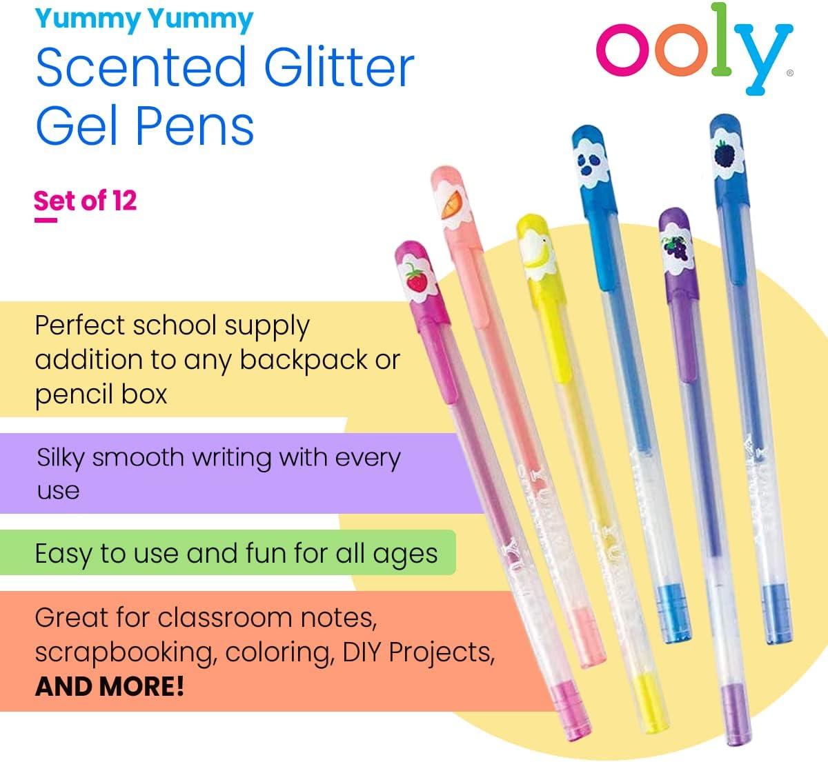 Glitter Gel Pens, School Supplies 