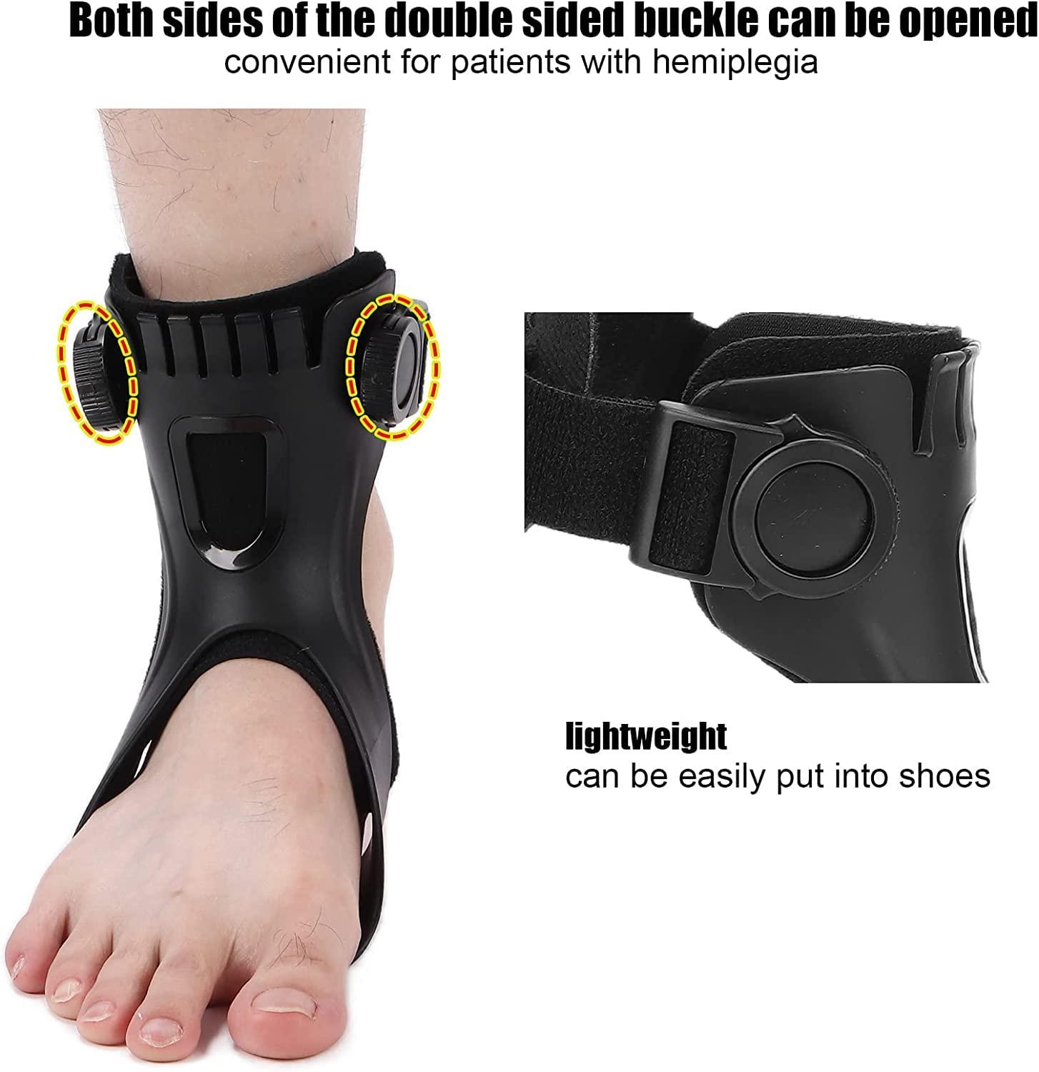  AFO Drop Foot Brace Medical Ankle Foot Orthosis Support Foot  Drop Postural Correction Brace (Right/L) : Health & Household