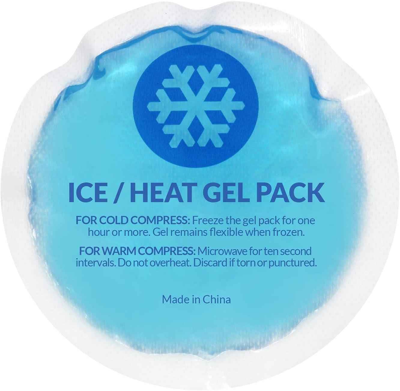 EverOne Round Reusable Gel Ice Pack with Cloth Backing for Hot & Cold  Therapeutic Use, First Aid, Injuries, Breastfeeding, 5 Count — Ever Ready  First Aid