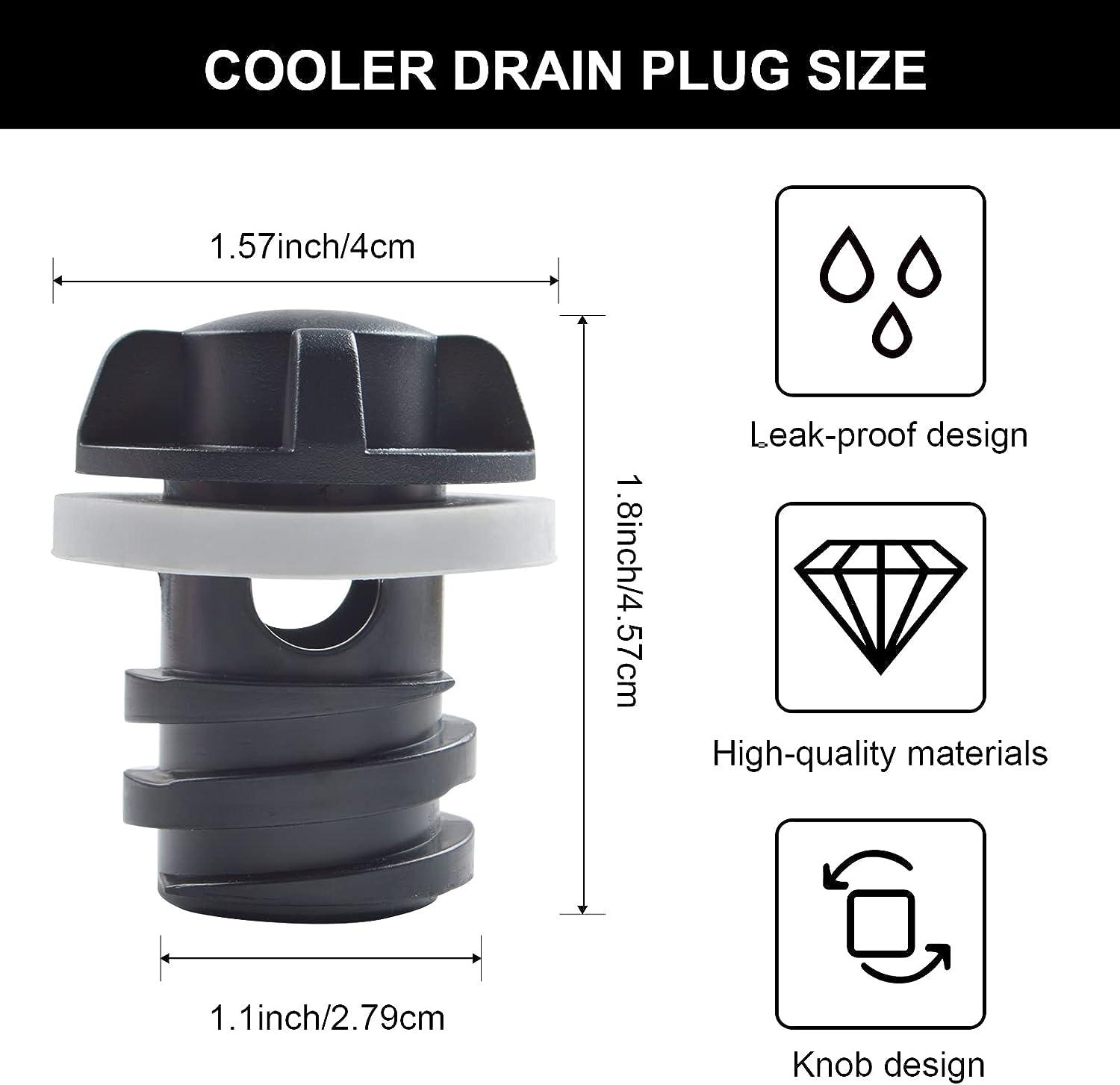 Cooler Plug for YETI, 2 Pack Cooler Drain Plug Compatible with