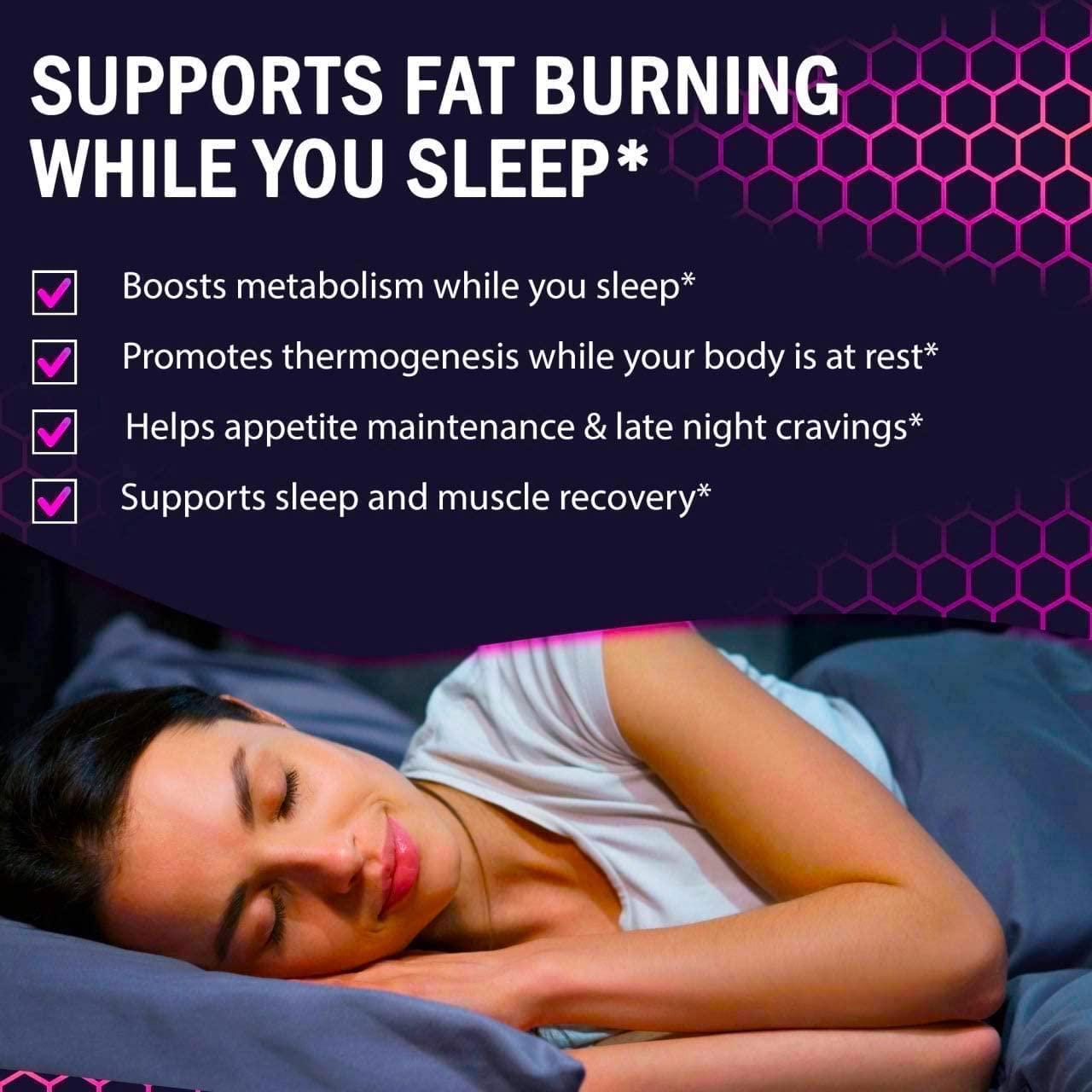 Night Time Fat Burner, Shred Fat While You Sleep