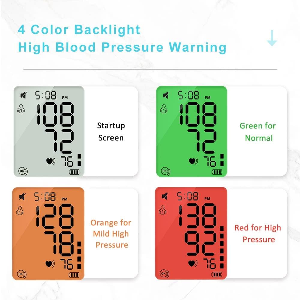 Rechargeable Wrist Blood Pressure Monitor, ELERA Home Use Digital Auto —  Elera