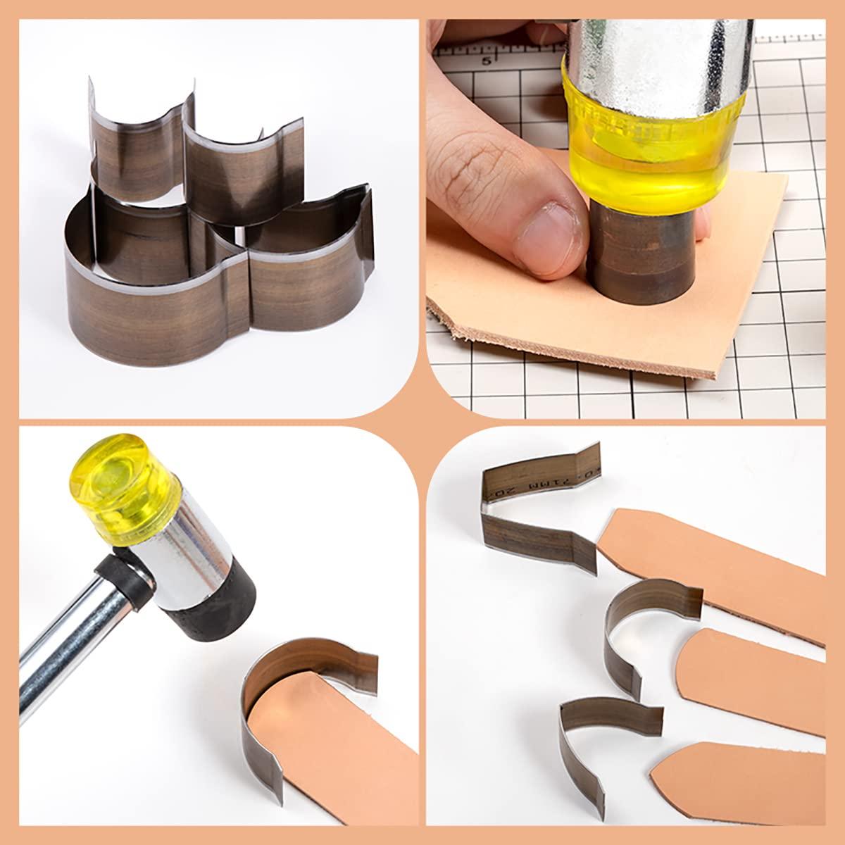 Multi Size Rectangle Hole Puncher Hole Cutting Punch Hollow Punch Tool Hole  Maker for Leather Shaped Hole Punch 