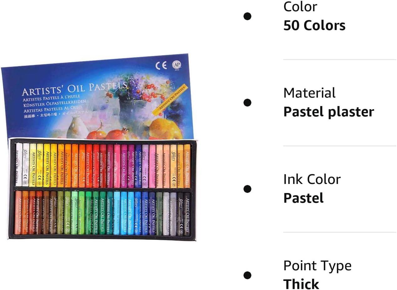 Oil Pastels Set,24 Assorted Colors Non Toxic Professional Round Painting  Oil Pastel Stick Art Supplies Drawing Graffiti Art Crayons for Kids