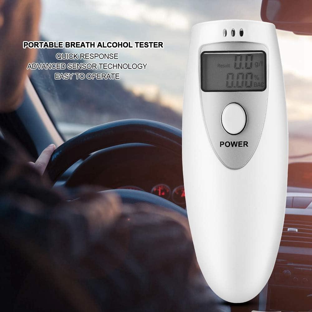 Alcohol Tester, Portable Alcohol Breath Tester LCD Digital Display Alcohol  Tester/Analyzer with Backlight